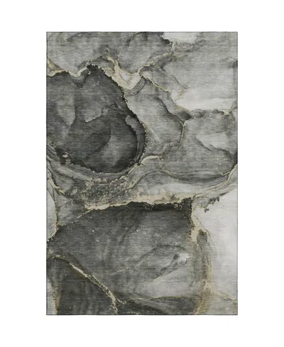 Dalyn Odyssey Oy14 10' X 14' Area Rug In Charcoal