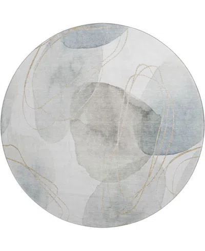 Dalyn Odyssey Oy15 8' X 8' Round Area Rug In Bone