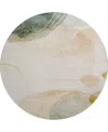 Dalyn Odyssey Oy16 8' X 8' Round Area Rug In Beige