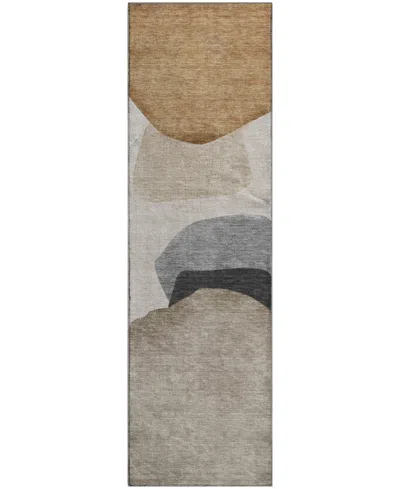 Dalyn Odyssey Oy17 2'3" X 7'6" Runner Area Rug In Taupe