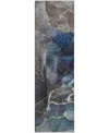Dalyn Odyssey Oy3 2'3" X 7'6" Runner Area Rug In Blue