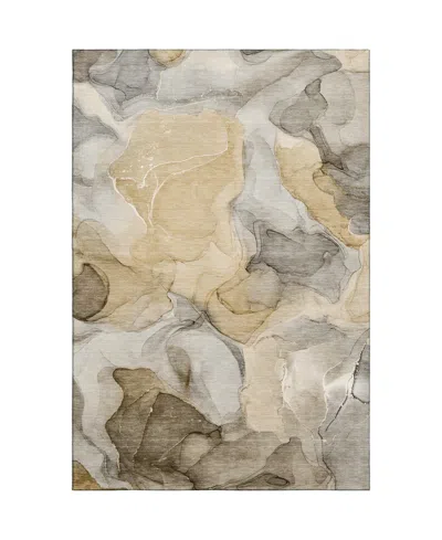 Dalyn Odyssey Washable Oy4 8' X 10' Area Rug In Taupe