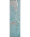 Dalyn Odyssey Oy7 2'3" X 7'6" Runner Area Rug In Aqua