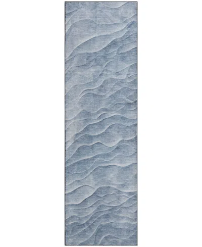 Dalyn Pacifica Pa1 2'3"x7'6" Runner Area Rug In Blue