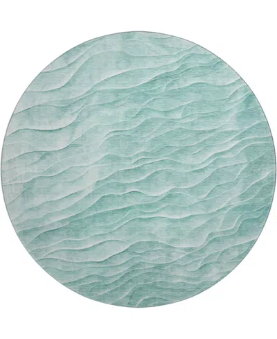 Dalyn Pacifica Pa1 8'x8' Round Area Rug In Blue