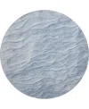 Dalyn Pacifica Pa1 8'x8' Round Area Rug In Blue