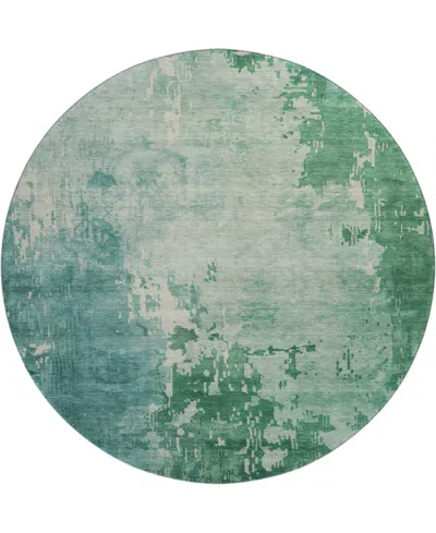 Dalyn Pacifica Pa11 8'x8' Round Area Rug In Green