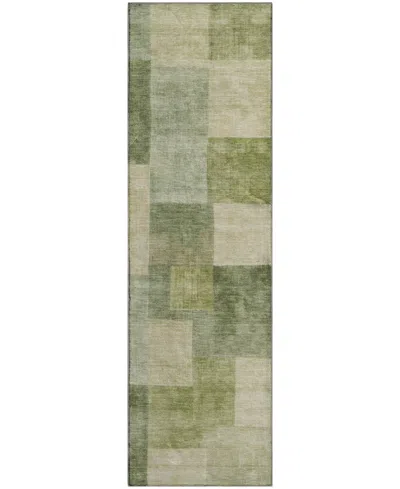 Dalyn Pacifica Pa12 2'3"x7'6" Runner Area Rug In Green