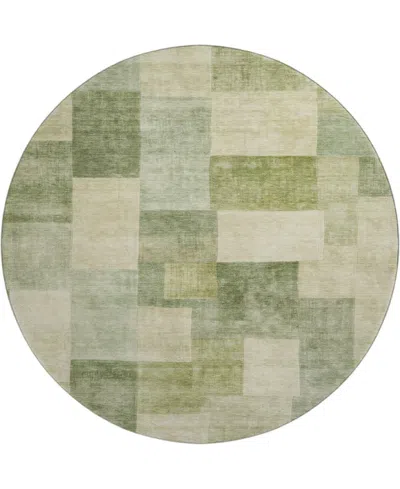 Dalyn Pacifica Pa12 8'x8' Round Area Rug In Green