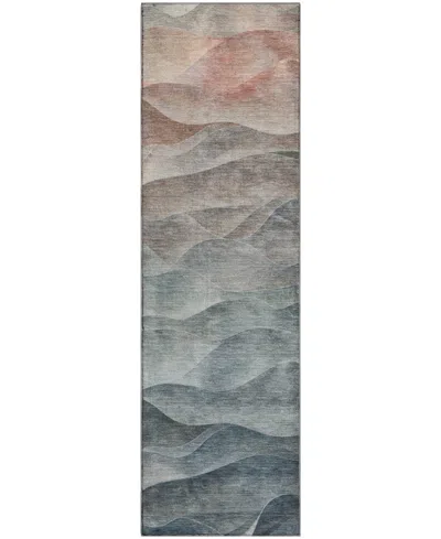 Dalyn Pacifica Pa2 2'3"x7'6" Runner Area Rug In Blue