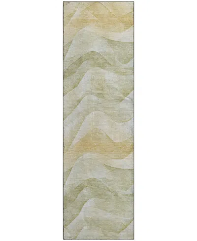 Dalyn Pacifica Pa3 2'3"x7'6" Runner Area Rug In Green