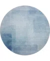 Dalyn Pacifica Pa5 8'x8' Round Area Rug In Blue