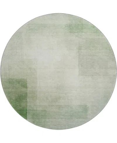 Dalyn Pacifica Pa5 8'x8' Round Area Rug In Green