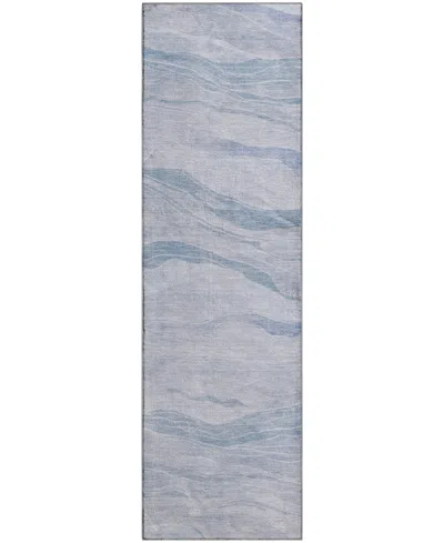 Dalyn Pacifica Pa6 2'3"x7'6" Runner Area Rug In Blue