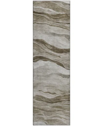Dalyn Pacifica Pa6 2'3"x7'6" Runner Area Rug In Brown