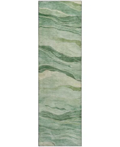 Dalyn Pacifica Pa6 2'3"x7'6" Runner Area Rug In Green