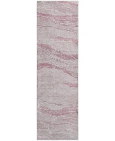 Dalyn Pacifica Pa6 2'3"x7'6" Runner Area Rug In Pink