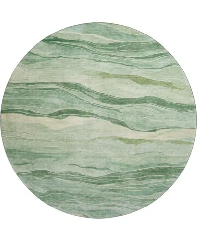 Dalyn Pacifica Pa6 8'x8' Round Area Rug In Green