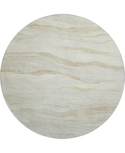 Dalyn Pacifica Pa6 8'x8' Round Area Rug In Neutral