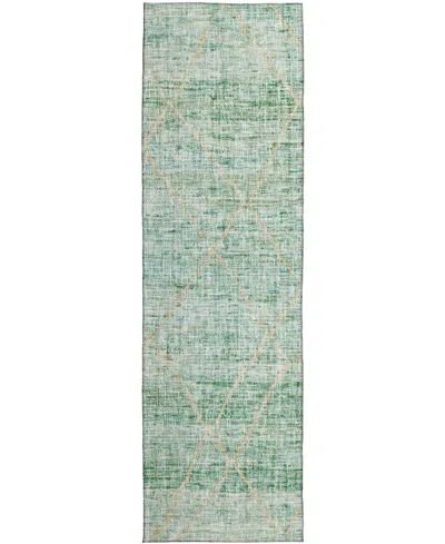 Dalyn Portico Po1 2'3"x7'6" Runner Area Rug In Green