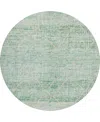 Dalyn Portico Po1 8'x8' Round Area Rug In Green
