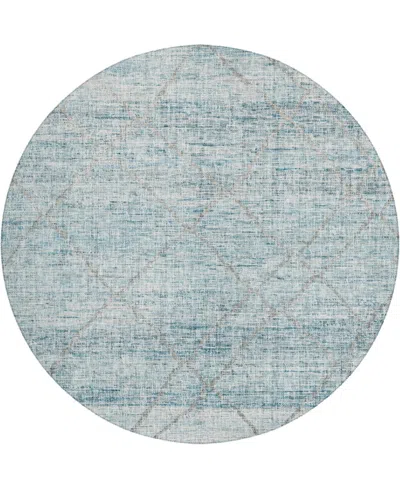 Dalyn Portico Po1 8'x8' Round Area Rug In Green
