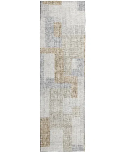 Dalyn Portico Po3 2'3"x7'6" Runner Area Rug In Neutral