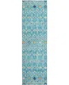 Dalyn Portico Po4 2'3"x7'6" Runner Area Rug In Blue