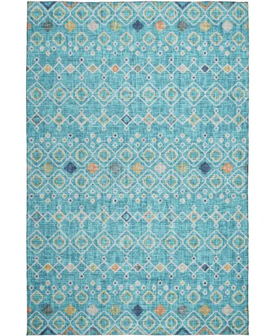 Dalyn Portico Po4 2'6"x3'10" Area Rug In Blue
