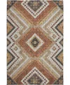 Dalyn Portico Washable Po5 10'x14' Area Rug In Brown