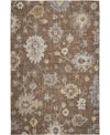 Dalyn Portico Washable Po6 10'x14' Area Rug In Brown