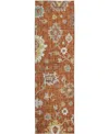 Dalyn Portico Po6 2'3"x7'6" Runner Area Rug In Multi