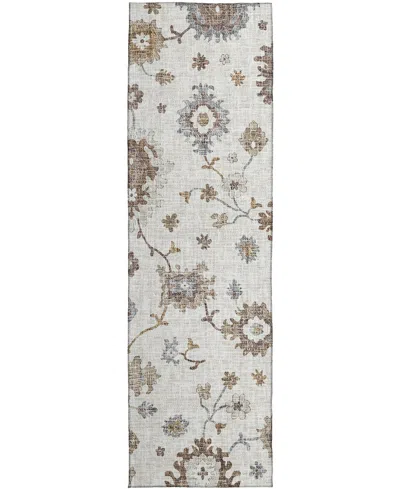 Dalyn Portico Po6 2'3"x7'6" Runner Area Rug In White