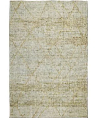Dalyn Portico Washable Po1 Area Rug Collection In Gray,brown
