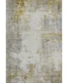 Dalyn Ravenna Washable Rn1 5'x7'6" Area Rug In Gray