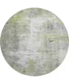 Dalyn Ravenna Rn1 8'x8' Round Area Rug In Green