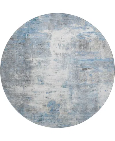 Dalyn Ravenna Rn1 8'x8' Round Area Rug In Blue