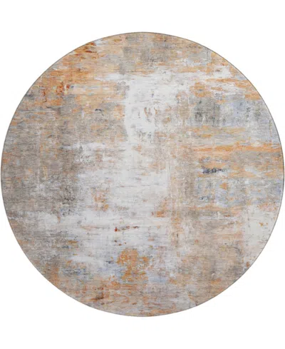 Dalyn Ravenna Rn1 8'x8' Round Area Rug In Brown