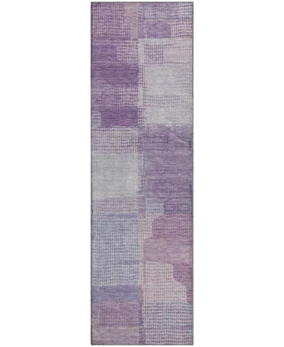 Dalyn Ravenna Rn10 2'3"x7'6" Runner Area Rug In Purple