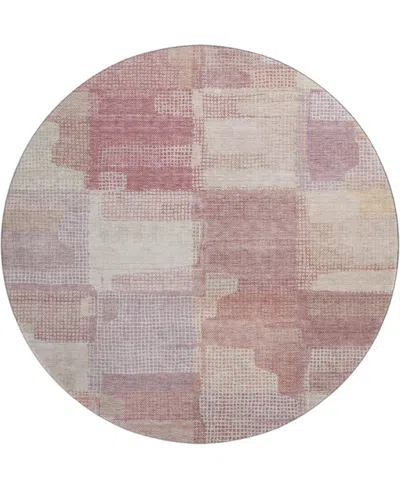 Dalyn Ravenna Rn10 8'x8' Round Area Rug In Brown