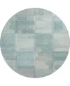 Dalyn Ravenna Rn10 8'x8' Round Area Rug In Blue