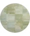 Dalyn Ravenna Rn10 8'x8' Round Area Rug In Green