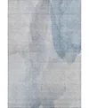 Dalyn Ravenna Washable Rn12 5'x7'6" Area Rug In Blue