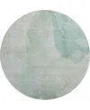 Dalyn Ravenna Rn12 8'x8' Round Area Rug In Blue