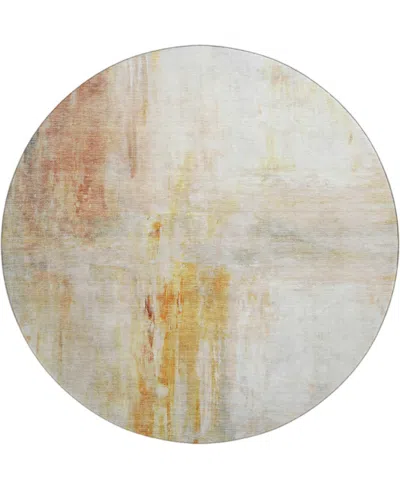 Dalyn Ravenna Rn2 8'x8' Round Area Rug In White