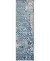 Dalyn Ravenna Rn3 2'3"x7'6" Runner Area Rug In Blue