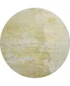 Dalyn Ravenna Rn3 8'x8' Round Area Rug In Green