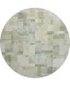 Dalyn Ravenna Rn4 8'x8' Round Area Rug In Green