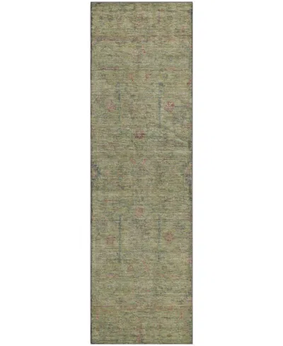 Dalyn Ravenna Rn5 2'3"x7'6" Runner Area Rug In Green