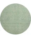 Dalyn Ravenna Rn5 8'x8' Round Area Rug In Green